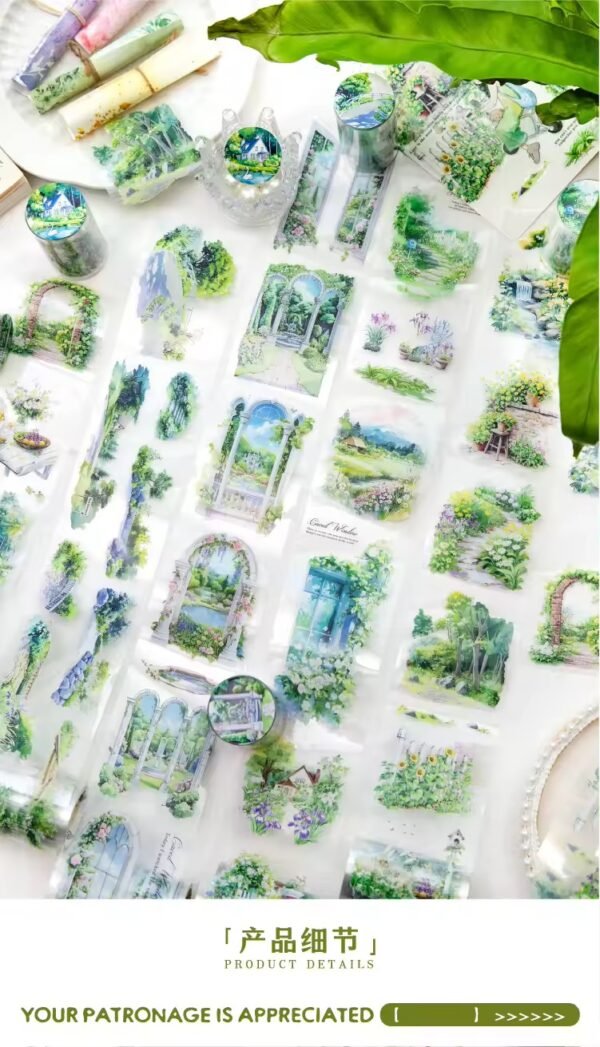 🌿 A Season of Greenery Series – PET Washi Tape 🌿 - Image 2