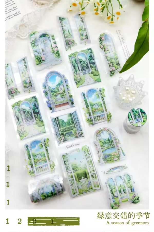 🌿 A Season of Greenery Series – PET Washi Tape 🌿 - Image 3