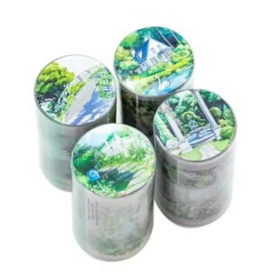 🌿 A Season of Greenery Series – PET Washi Tape 🌿