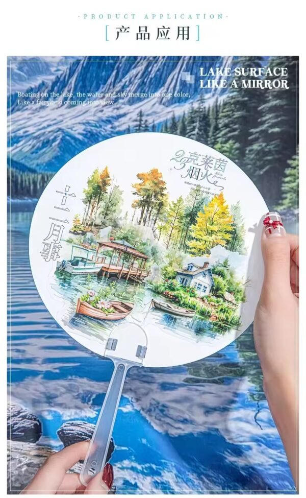 🚤 Boating on the Lake – PET Stickers 🚤 - Image 7