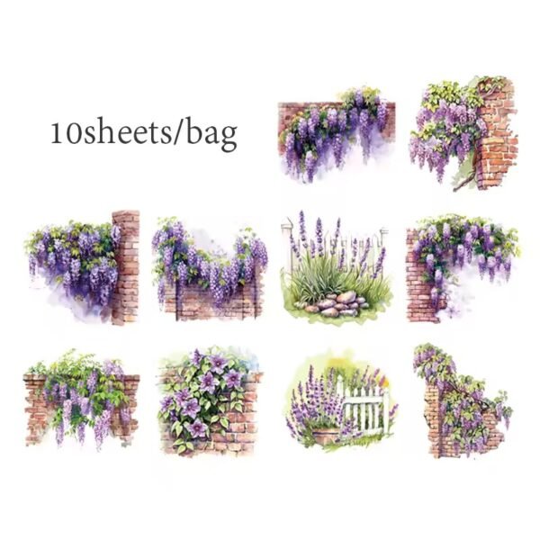 🌸 Secret Garden Series – Waterproof PET Stickers 🌸 - Image 12