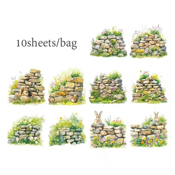 🌸 Secret Garden Series – Waterproof PET Stickers 🌸 - Image 11
