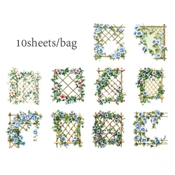 🌸 Secret Garden Series – Waterproof PET Stickers 🌸 - Image 9