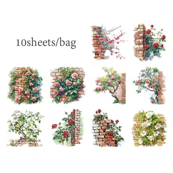 🌸 Secret Garden Series – Waterproof PET Stickers 🌸 - Image 8