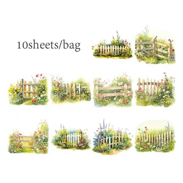 🌸 Secret Garden Series – Waterproof PET Stickers 🌸 - Image 7