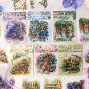 🌸 Secret Garden Series – Waterproof PET Stickers 🌸