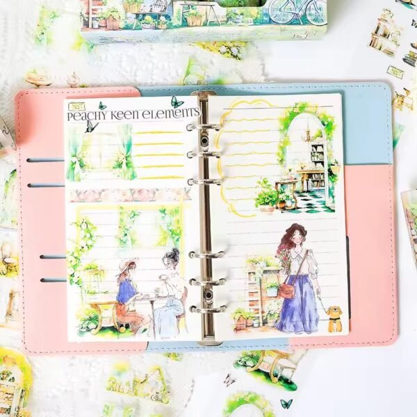 🌲 Green Forest Evening – Waterproof PET Washi Tape Set 🌲 - Image 5