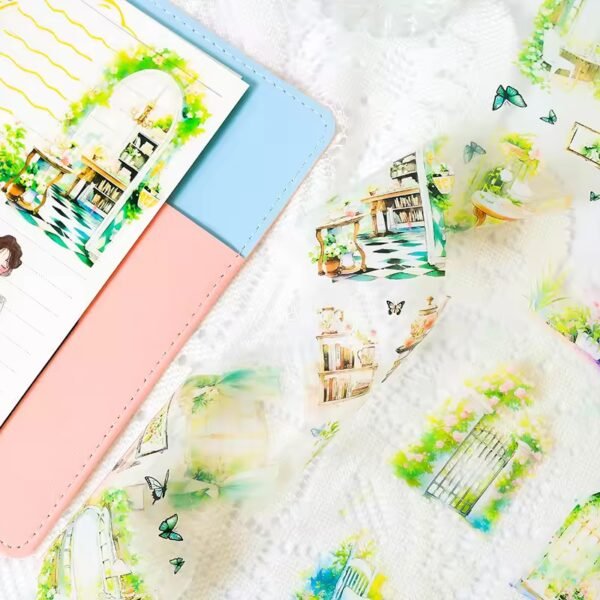 🌲 Green Forest Evening – Waterproof PET Washi Tape Set 🌲 - Image 6