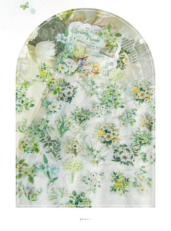 🌷 Romantic Flower Shop Series – PET Stickers 🌷 - Image 5