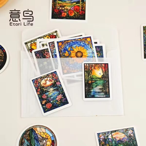 45pcs/pack Colorful Beauty Series Mini Sticker Box - Image 3