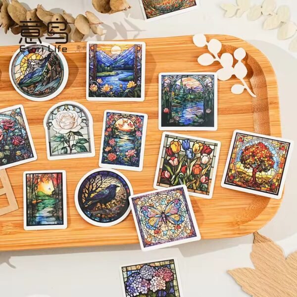45pcs/pack Colorful Beauty Series Mini Sticker Box - Image 4