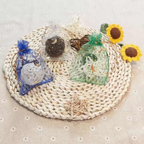 🌙✨ 10pcs/pack Moon & Star Organza Pouches ✨🌙 - Image 7