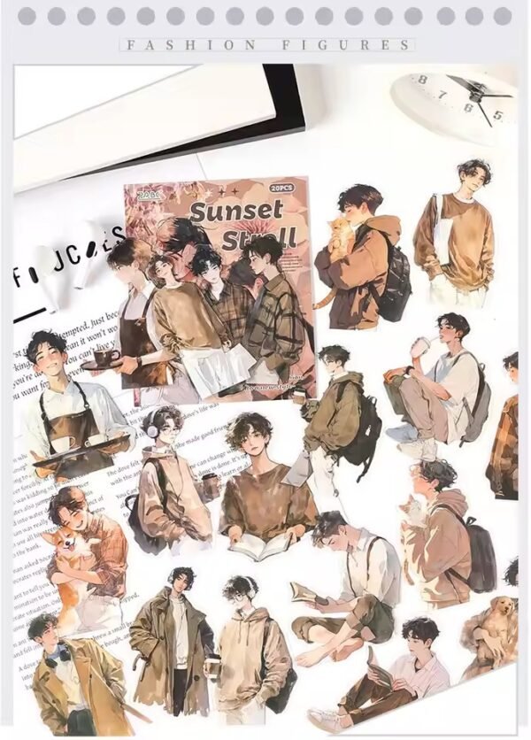 Fashion Fantasy Series PET Stickers - Image 3