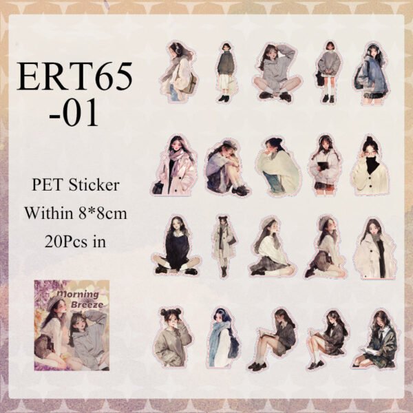Fashion Fantasy Series PET Stickers - Image 9