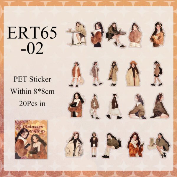 Fashion Fantasy Series PET Stickers - Image 10