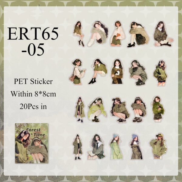 Fashion Fantasy Series PET Stickers - Image 13