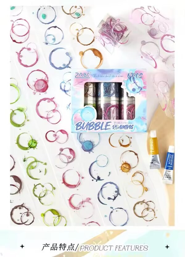 Watercolor Bubble Series PET Tapes - Image 3