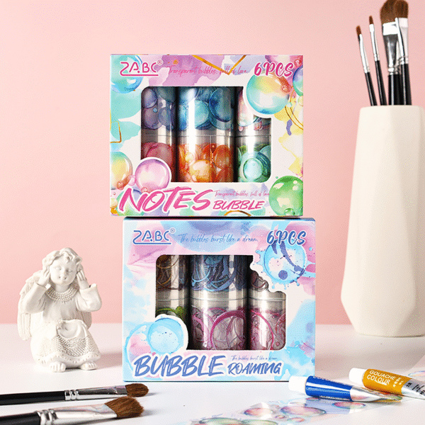 Watercolor Bubble Series PET Tapes