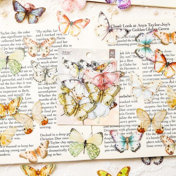 40pcs/pack Spring Butterfly Sequence - Image 2