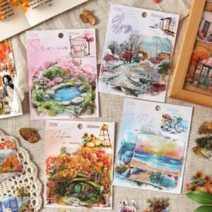 Four Seasons String Song Stickers