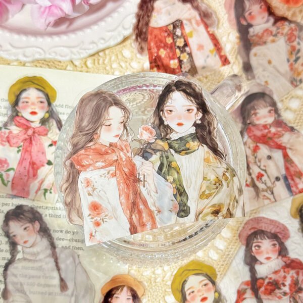 Soft Wind and Shadow Series PET Stickers - Image 3