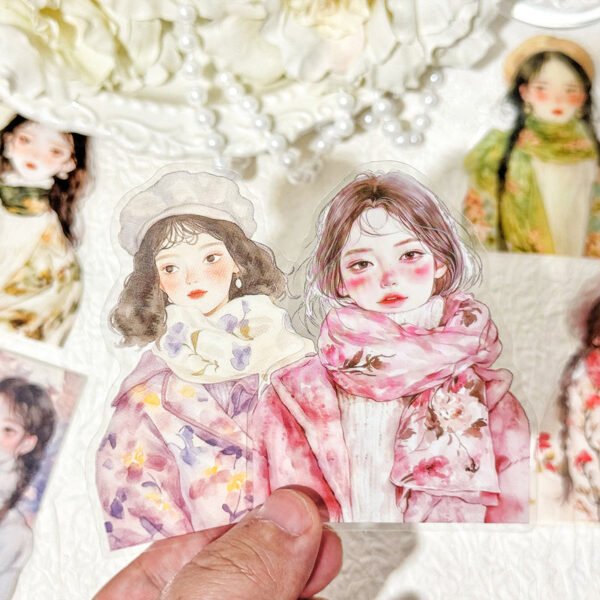 Soft Wind and Shadow Series PET Stickers - Image 4