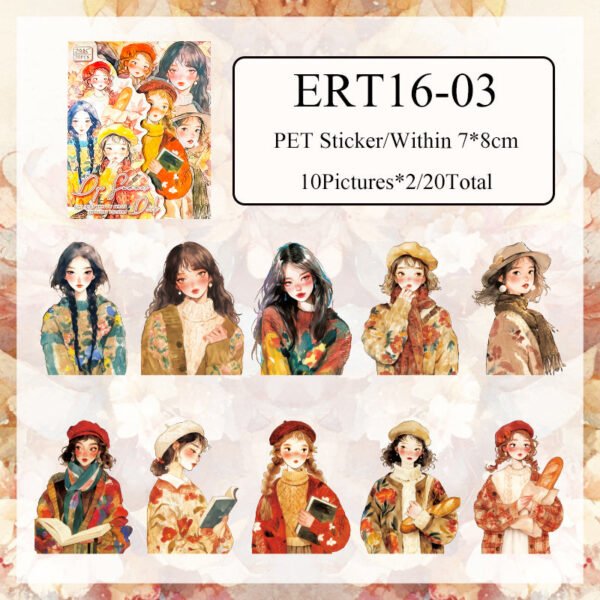 Soft Wind and Shadow Series PET Stickers - Image 15
