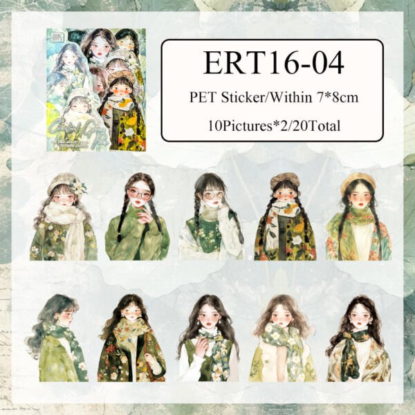 Soft Wind and Shadow Series PET Stickers - Image 16