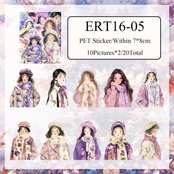 Soft Wind and Shadow Series PET Stickers - Image 17