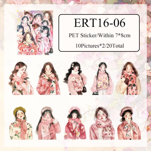 Soft Wind and Shadow Series PET Stickers - Image 18