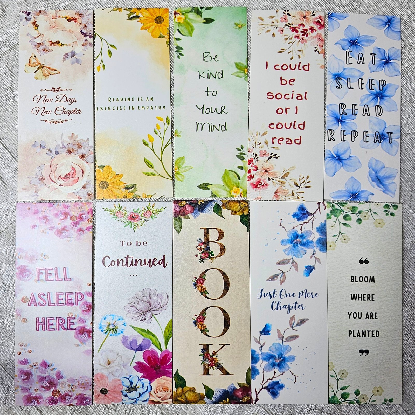 ✨blooming series bookmarks ✨ ✨blooming series bookmarks ✨