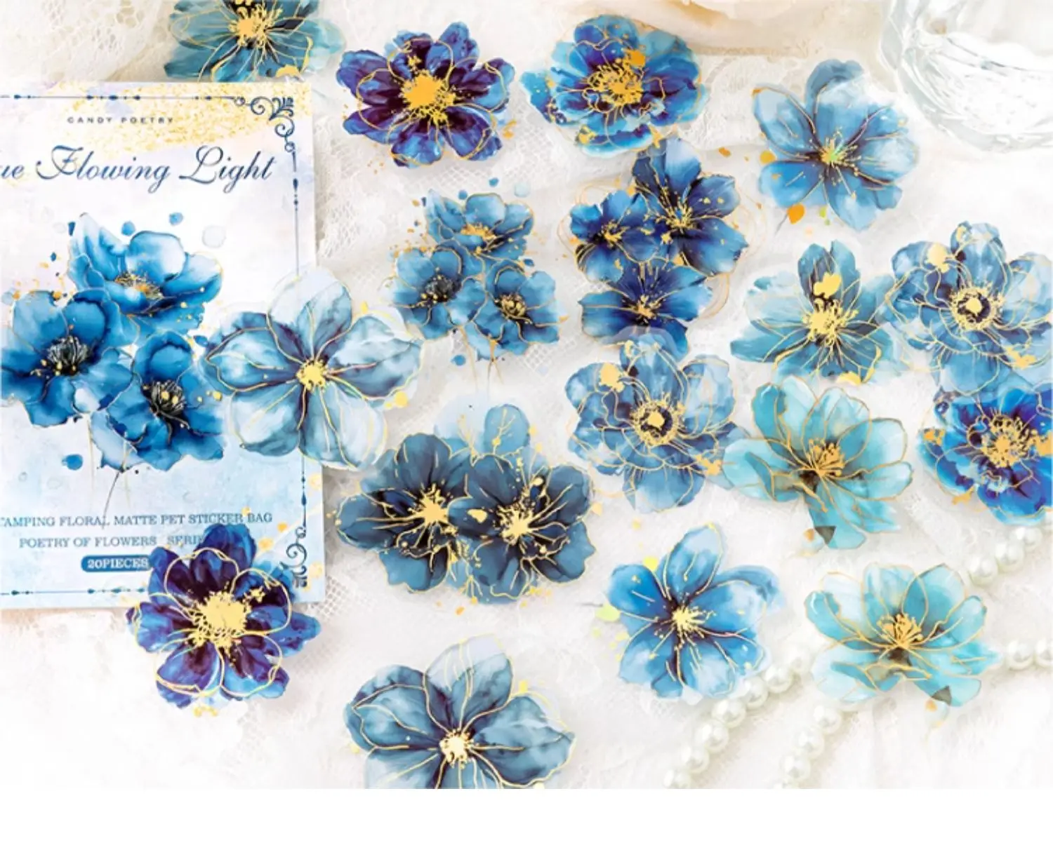 flower poetry series pet stickers flower poetry series pet stickers