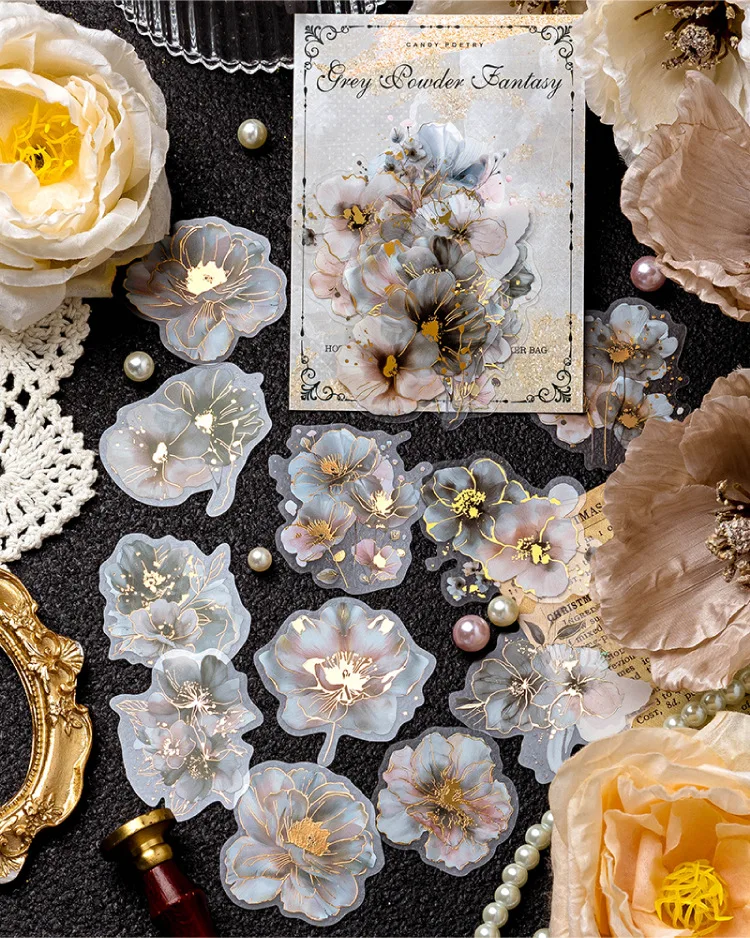 flower poetry series pet stickers flower poetry series pet stickers