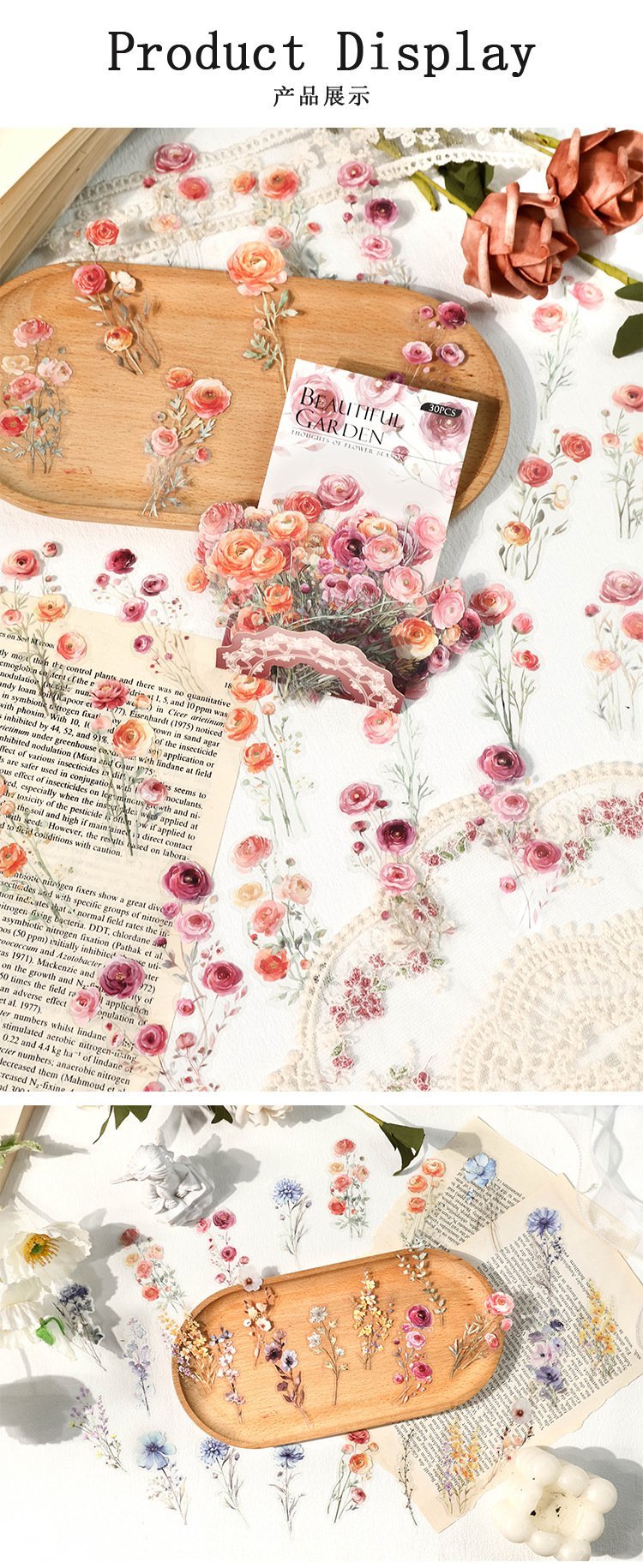 thoughts of flower series pet stickers thoughts of flower series pet stickers