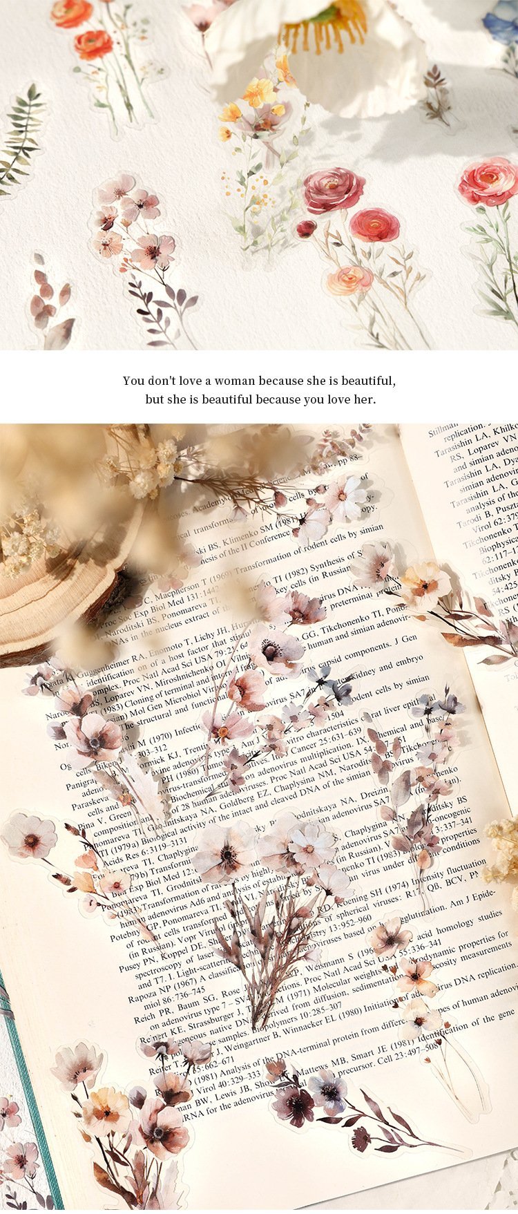 thoughts of flower series pet stickers thoughts of flower series pet stickers