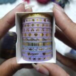 10rolls/set gold foil stamping washis