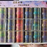 10rolls/set gold foil stamping washis