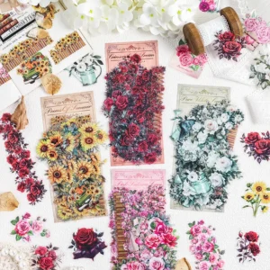 old world garden series stickers