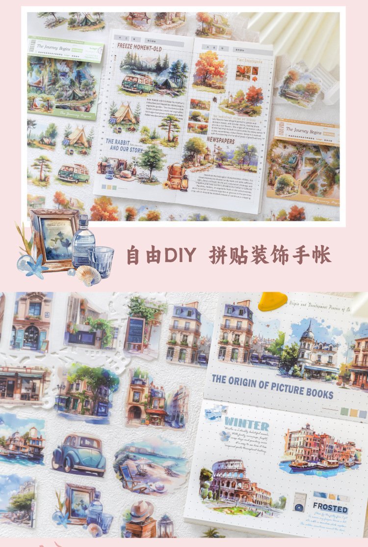 the journey begins series | pet stickers the journey begins series | pet stickers