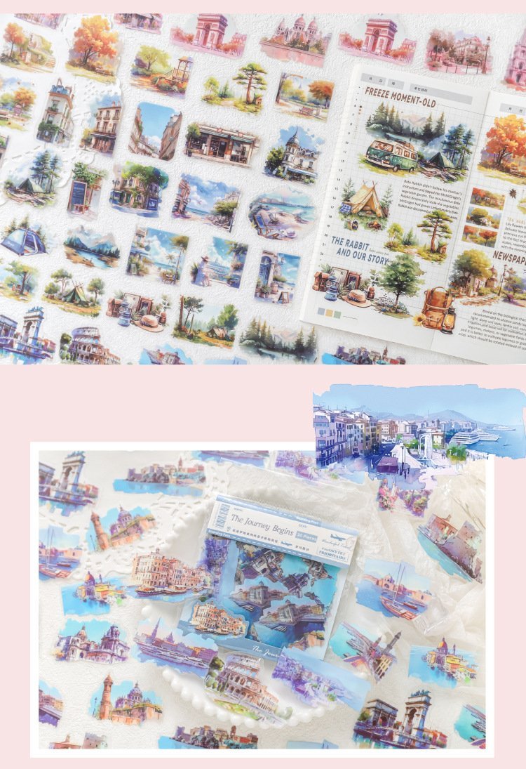 the journey begins series | pet stickers the journey begins series | pet stickers