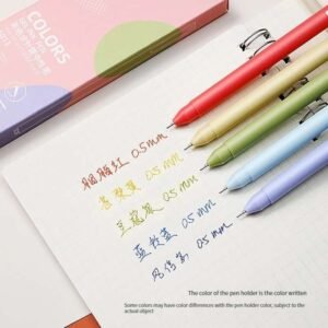 resun 5pcs/pack morandi gel pen