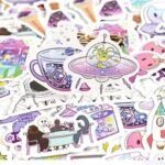 space party series mini sticker box