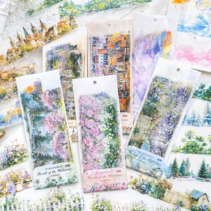🌿 wilderness landscape series | long strips pet stickers 🌸