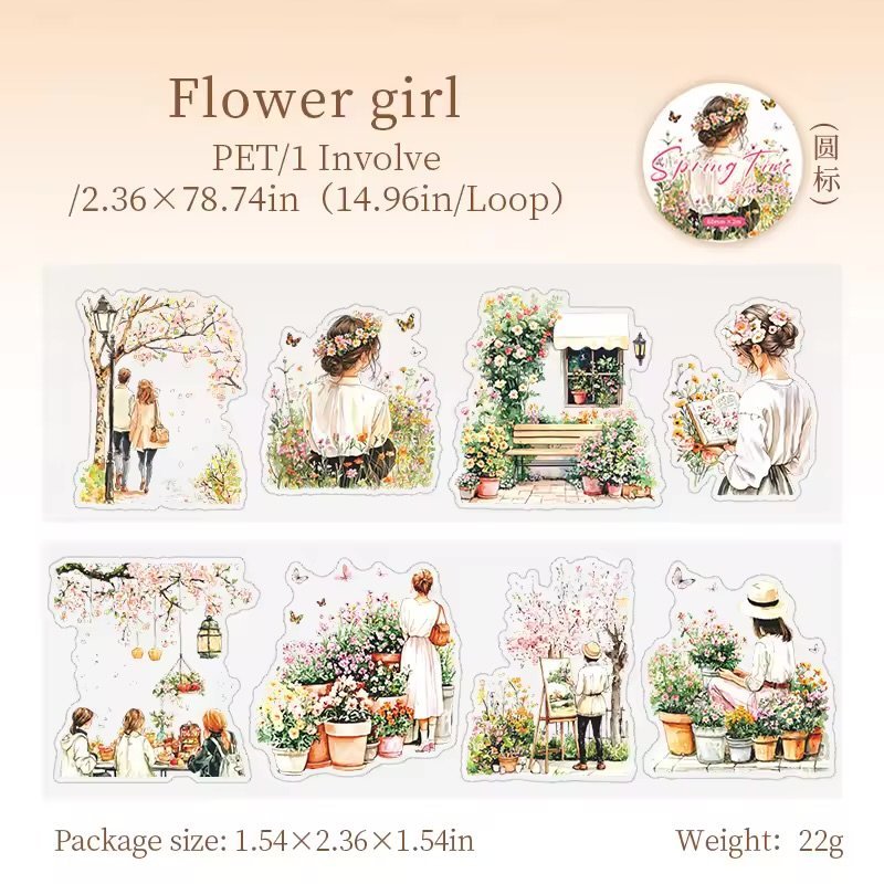 in the spring series – pet washi tape in the spring series – pet washi tape