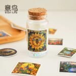 45pcs/pack colorful beauty series mini sticker box
