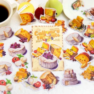 washi material dessert stickers