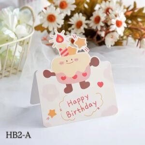 happy birthday greeting cards foldable