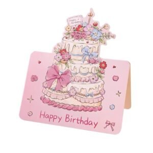 happy birthday greeting cards foldable